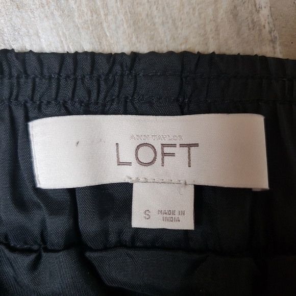 LOFT Ann Taylor Sequin Black Pencil Skirt size S - Picture 6 of 7